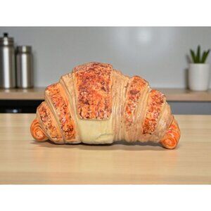 New Ceramic Dabney Lee Thanksgiving Butter Bread Basket Croissant Room Decor